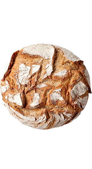Grain flake bread